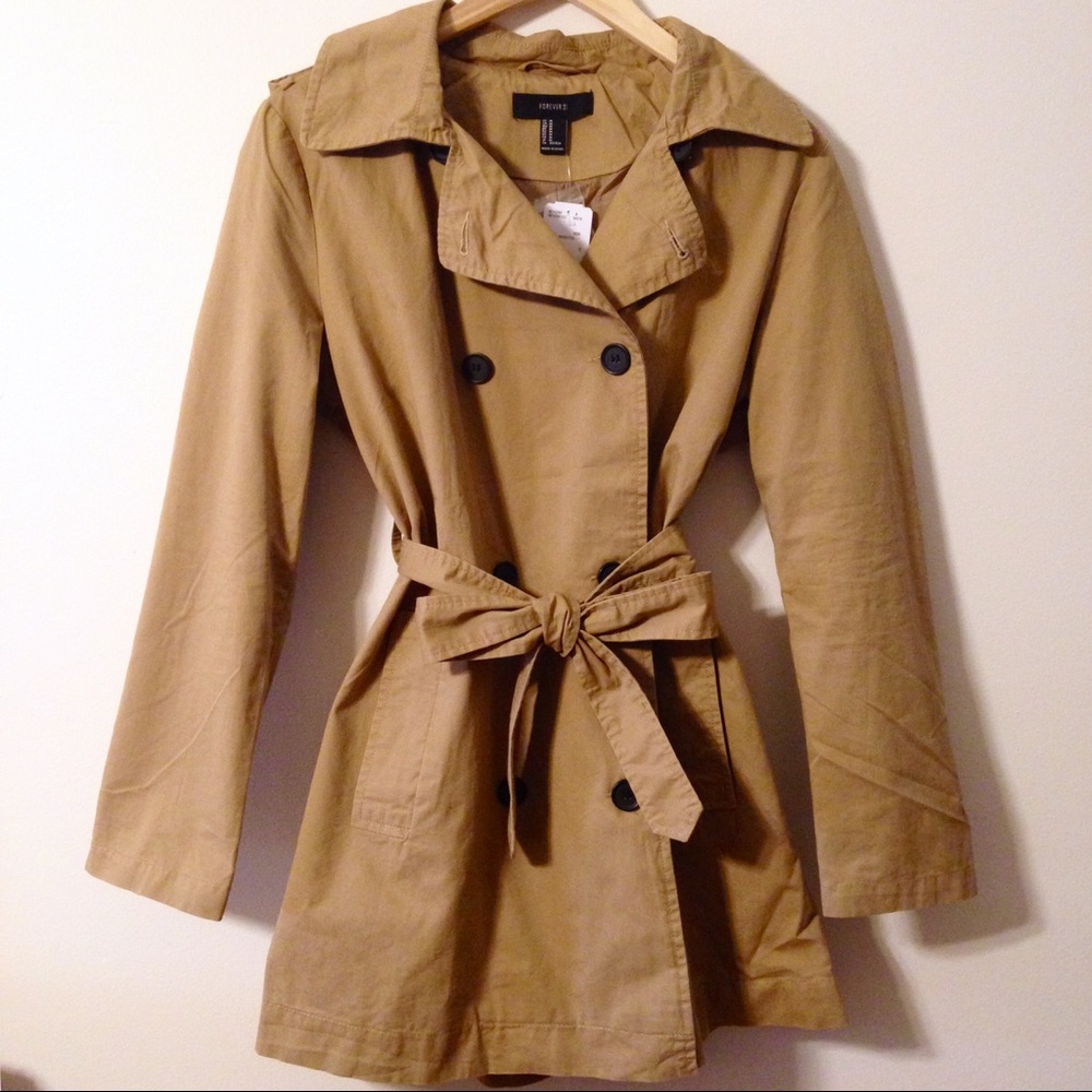 NWT Classic Double Breasted Trench Coat